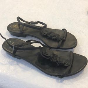 Cole Haan T Strap leather sandal